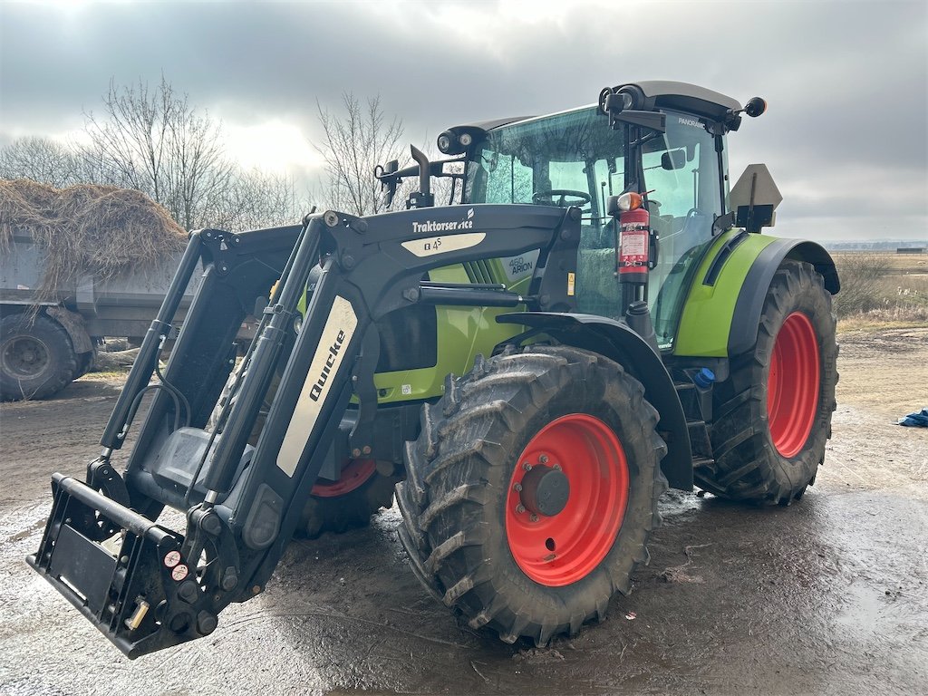 CLAAS AVEC CHARGEUR FRONTAL QUICKÉ Q4s 1 claas arion 460 – 140 ch – 2020 – 7 852 h + chargeur frontal quicke q4s