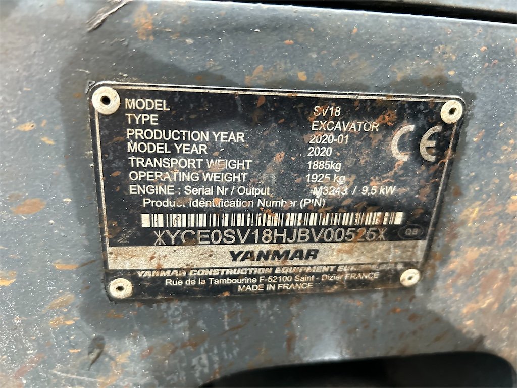 big_219347_2790155 yanmar sv18 – 2t – 2 613 h – 2020